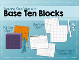 Base Ten Place Value Blocks Clipart