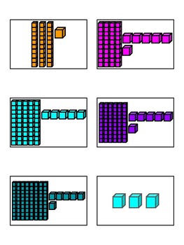 Preview of Base Ten Place Value Flashcards