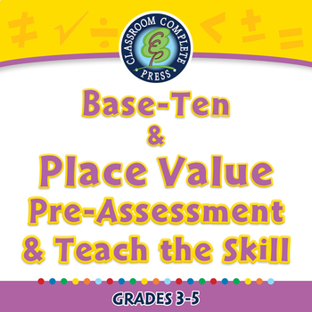 Preview of Number & Operations: Base-Ten & Place Value - Pre-Assess/Teach - NOTEBOOK Gr 3-5
