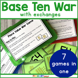 Place Value Game | Base Ten War with Exchanges