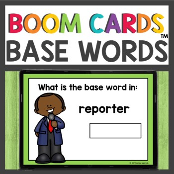 Preview of Base or Root Words Boom Cards Digital Activities
