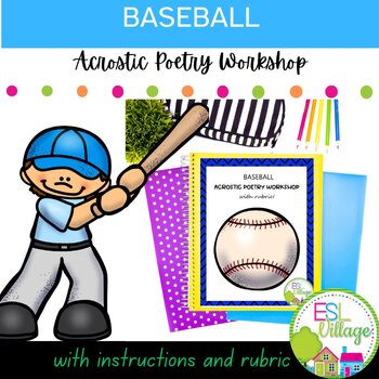 Preview of Baseball Acrostic Poetry Workshop
