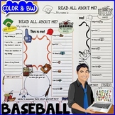 Baseball All About Me Worksheet {Dollar Deals Paper/Poster