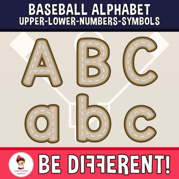 Baseball Clip Art Alphabet