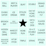 Baseball Bingo Printable [FREE]