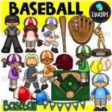 Baseball Clip Art Set {Educlips Clipart}