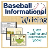 Baseball Close Reading and Informational Writing