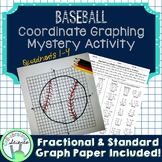 Baseball Coordinate Graphing Mystery Activity (4 quadrants)