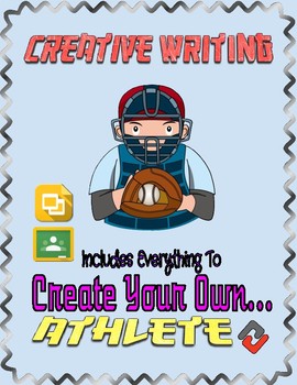 Preview of Baseball: Create an Athlete (Google Classroom)