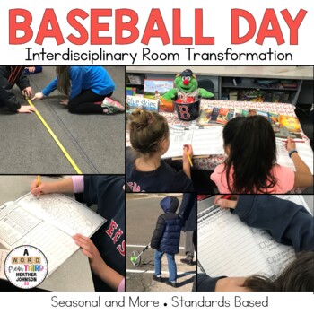 Preview of Baseball Day: Hands on Math activities, story problems, opinion writing, money