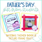 Baseball Father's Day Book and Picture Frame Craft