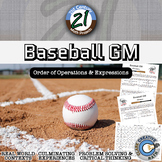 Baseball GM -- Order of Operations and Expressions - 21st 