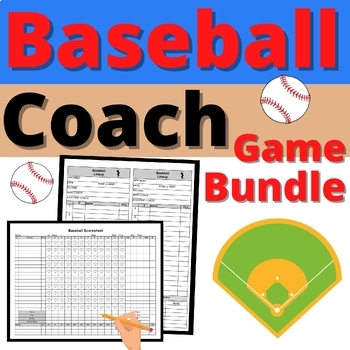 Baseball Softball Line Up Roster Card for Coaches, Dugout, Ump by Tracee  Orman