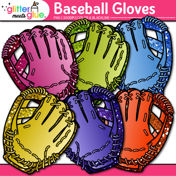 Baseball Gloves Clipart: Physical Education Graphics