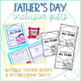 Inclusive Baseball Father's Day Book and Picture Frame Craft