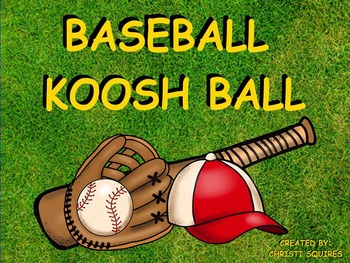 Preview of Baseball Koosh Ball Game (SMARTBoard)