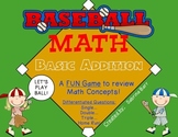 Baseball Math - Basic Addition