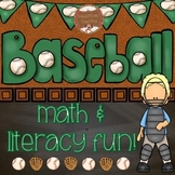 Baseball Math and Literacy Fun for the Primary Grades