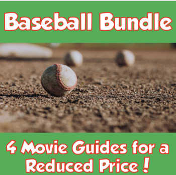 Preview of Baseball Movie Bundle- 4 Baseball Movie Guides for a Reduced Price!
