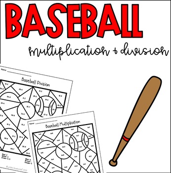 FREE! - Baseball Colour by Number (Teacher-Made) - Twinkl