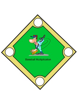 Baseball Multiplication Game Mat By Classroom Down The Hall Tpt