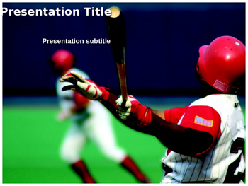 baseball powerpoint template