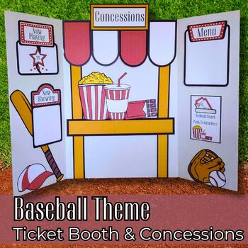 Preview of Baseball Party | Ticket Booth & Concessions Presentation Board