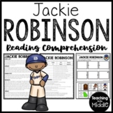Baseball Player Jackie Robinson Biography Reading Comprehe