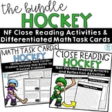 Hockey Math Problem Solving Task Cards and Close Reading