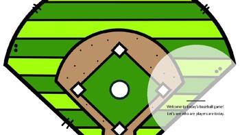 Preview of Baseball Pronouns: Interactive PPT