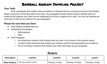 Preview of Baseball Random Sampling Project