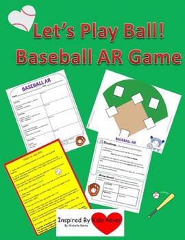 Preview of Baseball Reading AR Game l  Reading Log