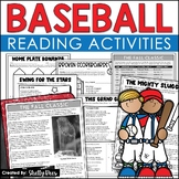 Baseball Reading Activities - Perfect for World Series Week!
