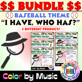 Baseball Rhythm Activity "I Have, Who Has? BUNDLE