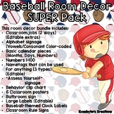 Baseball Room Decor SUPER Pack