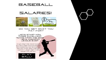 Preview of Baseball Salaries! | Comparing 2 or More Numerical Distributions