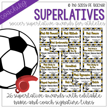 awards superlative soccer baseball purple yellow teacherspayteachers