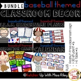 Baseball Theme Classroom Decor {Bundle} (EDITABLE)