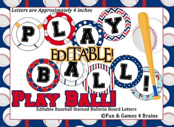 Patriotic Themed 4 inch Circular Bulletin Board Letters