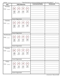 Baseball Themed Behavior Clip Chart AND Take Home Behavior Chart