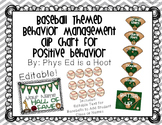 Baseball Themed Behavior Management Clip Chart for Positiv