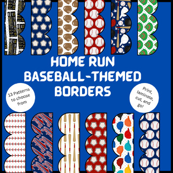 baseball themed border