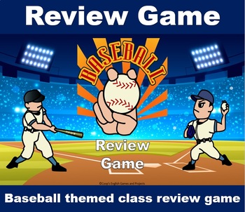 Preview of Baseball Themed Classroom Review Game