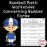 Converting Number Forms Worksheet Fourth Grade FREE - Base