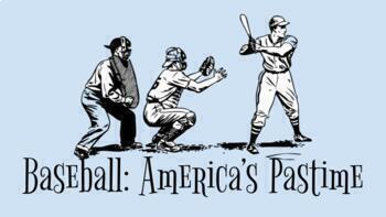 Preview of Baseball Visual Writing Prompts & Unit Resources