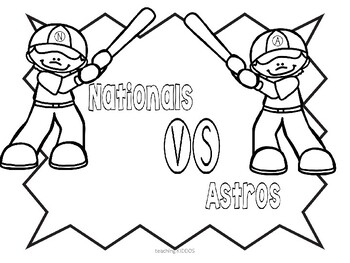 Astros Activities, Coloring Pages