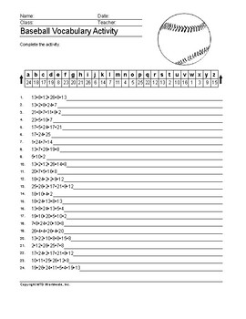 NFL Teams Word Search and Vocabulary Puzzle Worksheets by Lesson Machine