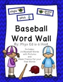 Baseball Word Wall Display