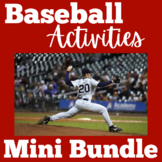 Baseball | Worksheets Activities Crafts Mini Bundle 1st 2n
