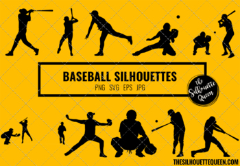 Baseball Silhouettes  Silhouettes of Baseball